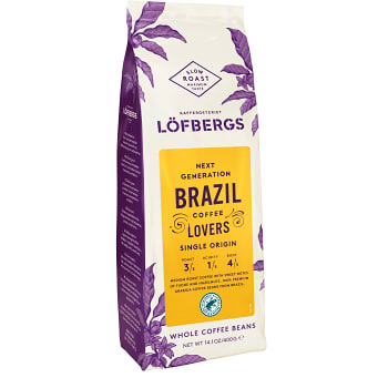 Kaffebönor Brazil Mörkrost Ekologiskt 400g Löfbergs