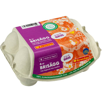 Ägg BRIS Frigående S 6-p Kronägg