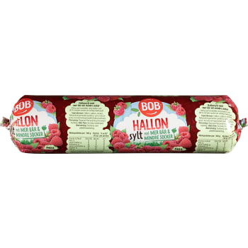 Hallonsylt Lättsockrad Refill 740g BOB