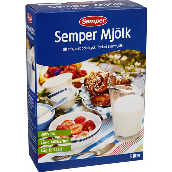 Skummjölk Torkad 480g Semper