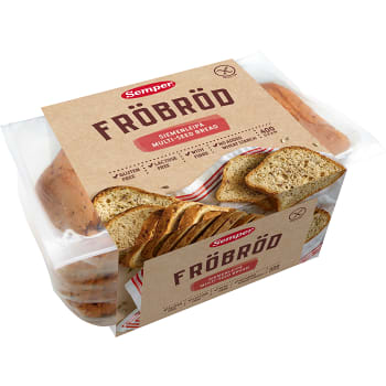 Fröbröd Gluten- &amp; laktosfri 400g Semper