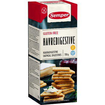 Havredigestive Glutenfri 150g Semper