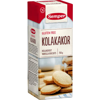 Kolakakor Glutenfri 150g Semper