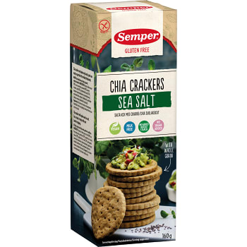 Kex med Chiafrö Glutenfri 160g Semper