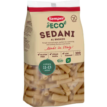 Sedani Pasta di lucca Glutenfri Ekologisk 300g KRAV Semper