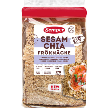 Fröknäcke Sesam &amp; Chia 170g Semper