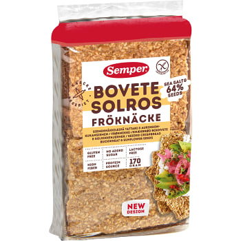 Fröknäcke Bovete &amp; Solroskärnor 170g Semper