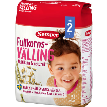 Fullkornsvälling Multikorn Från 2år 5l Semper
