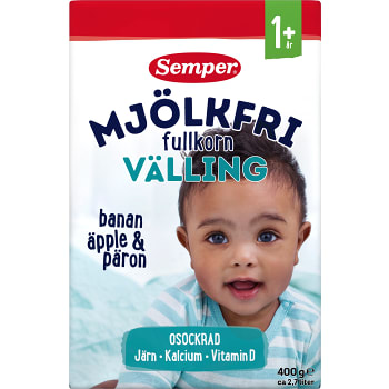 Fullkornsvälling Mjölkfri Från 1år 400g Semper
