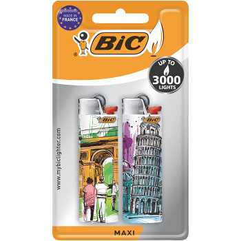 Maxi Motiv Tändare 2-p Bic