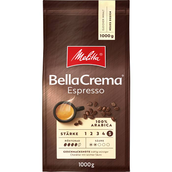 Kaffe Hela bönor Bella Crema 1kg Melitta