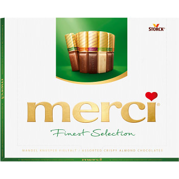 Chokladask Finest selection Grön 250g Merci