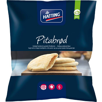 Pitabröd 6-p Fryst 480g Hatting