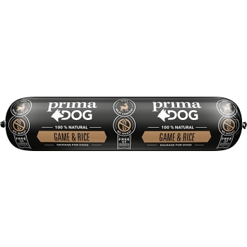 Hundmat Våt vilt &amp; ris 800g PrimaDog