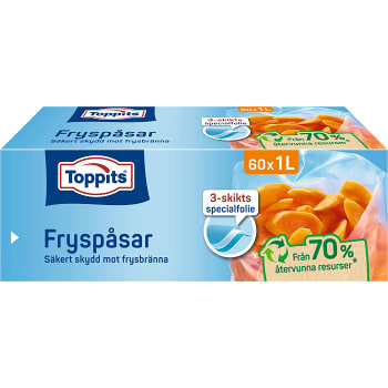 Fryspåsar 60-p 1l Toppits