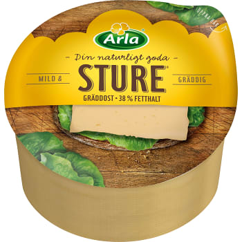 Sture Gräddost mild 38% ca 1kg Arla®