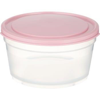Förvaringsburk Rund Rosa 0,45l Gastromax