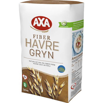 Havregryn Fiber 1,5kg AXA