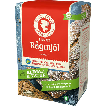 Rågmjöl Finmalt 1,5kg Kungsörnen