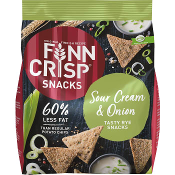 Kex Rye snack Sour creme &amp; onion 150g Finn crisp