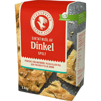 Dinkelmjöl Siktat 1kg Kungsörnen
