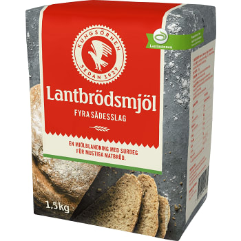 Lantbrödsmjöl 4 sädesslag 1,5kg Kungsörnen