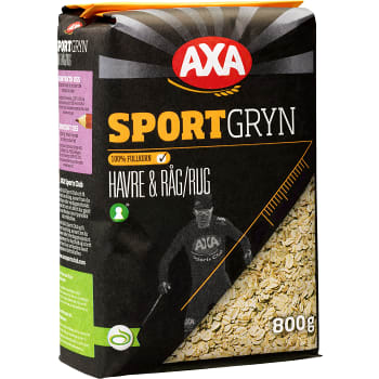 Sportgryn Havre & råg 800g AXA