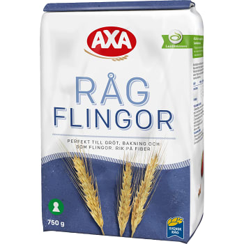Rågflingor 750g AXA