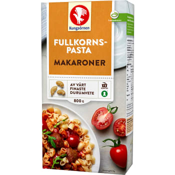 Fullkornspasta Makaroner 800g Kungsörnen
