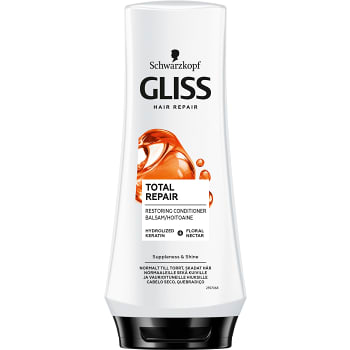 Total repair För torrt &amp; skadat hår Balsam 200ml Gliss Schwarzkopf