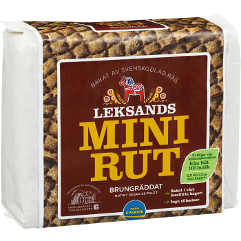 Mini rut Brungräddat 200g Leksands Knäckebröd