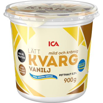 Lättkvarg Vanilj 900g ICA