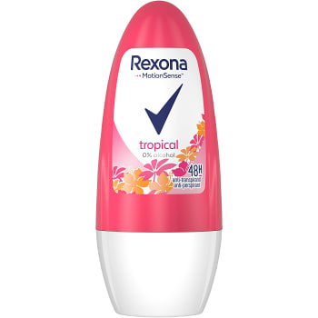 Antiperspirant Roll-on Tropical 50ml Rexona