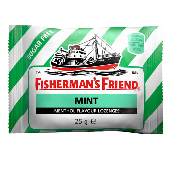 Halstabletter Mint sockerfri 25g Fisherman's Friend
