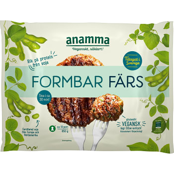 Färs Formbar Vegansk Fryst 850g Anamma