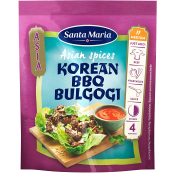 Asian spices Korean BBQ bulgogi 35g Santa Maria
