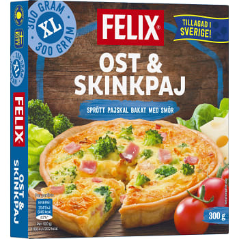 Paj ost &amp; skinka XL Fryst 300g Felix