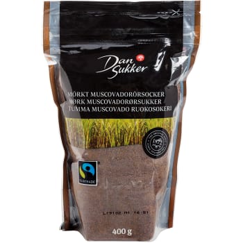 Muscovadorörsocker Mörkt 400g Fairtrade Dansukker