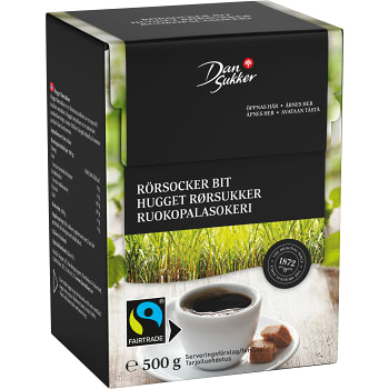 Rörsocker Bit 500g Fairtrade Dansukker