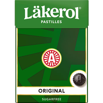 Halstabletter Original Sockerfri 75g Läkerol