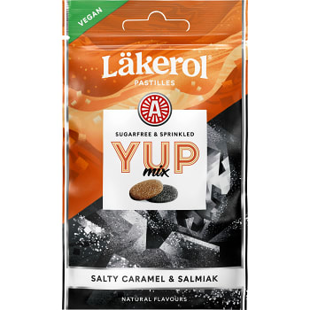 Pastiller YUP Mix Salt karamell &amp; salmiak 30g Läkerol