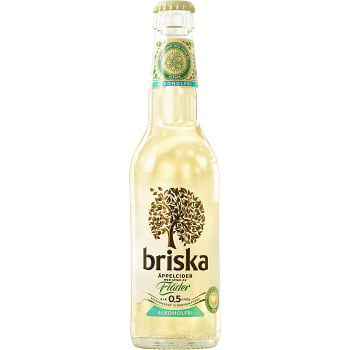 Flädercider Alkoholfri 33cl Briska