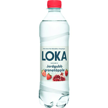 Vatten Kolsyrat Jordgubb Granatäpple 50cl Loka