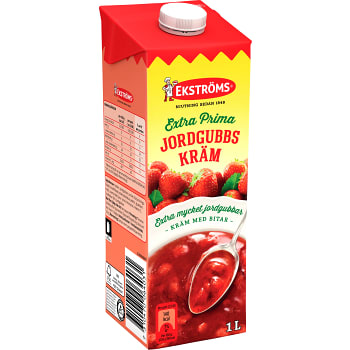 Jordgubbskräm Extra prima 1l Ekströms