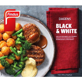 Black &amp; white Måltid Fryst 380g Findus