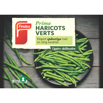 Haricots verts Fryst 500g Findus