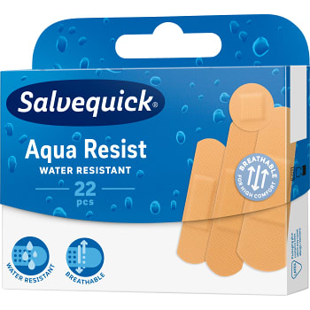 Vattenresistenta mix Plåster 22-p Salvequick