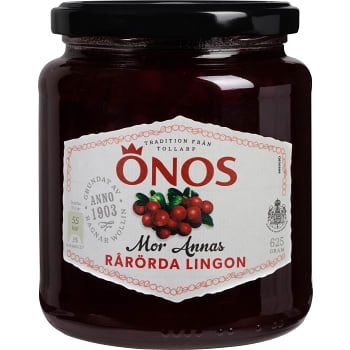 Mor Annas Rårörda lingon 625g Önos