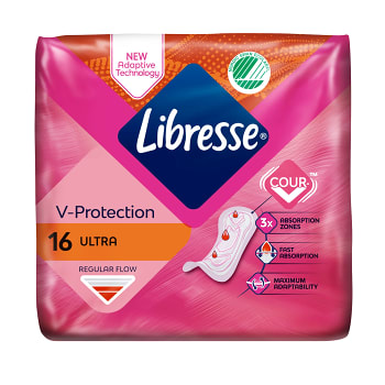 Bindor Ultra thin Normal Utan vingar 16-p Libresse