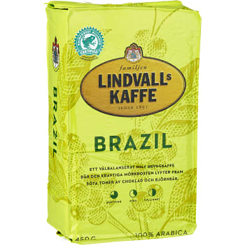 Bryggkaffe, Brazil, Mörkrost, 450g Lindvalls